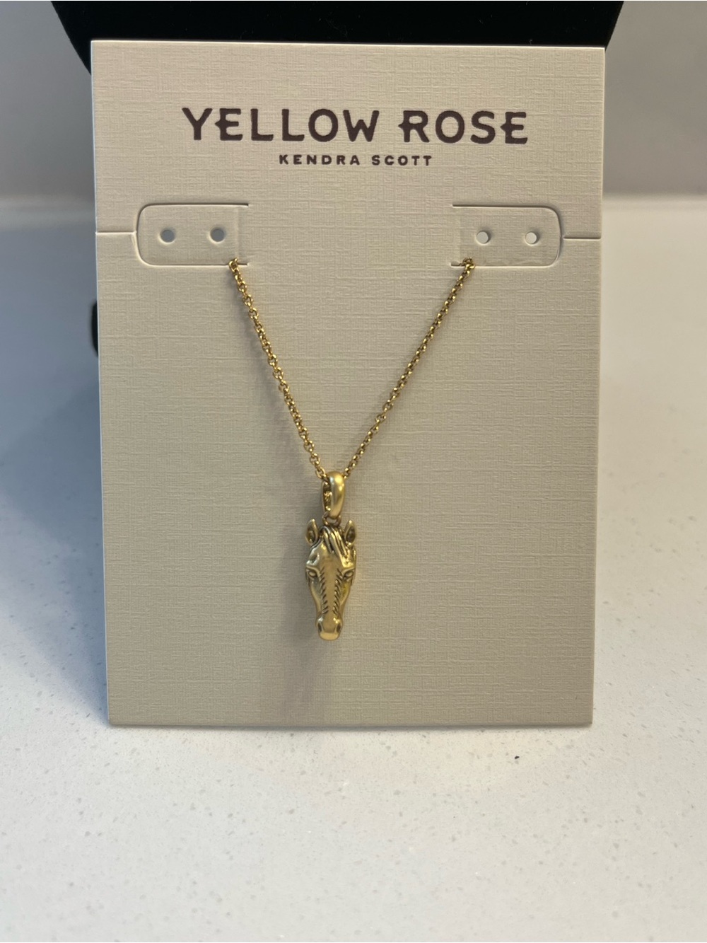 Kendra Scott Beau Horse Pendant Gold Necklace